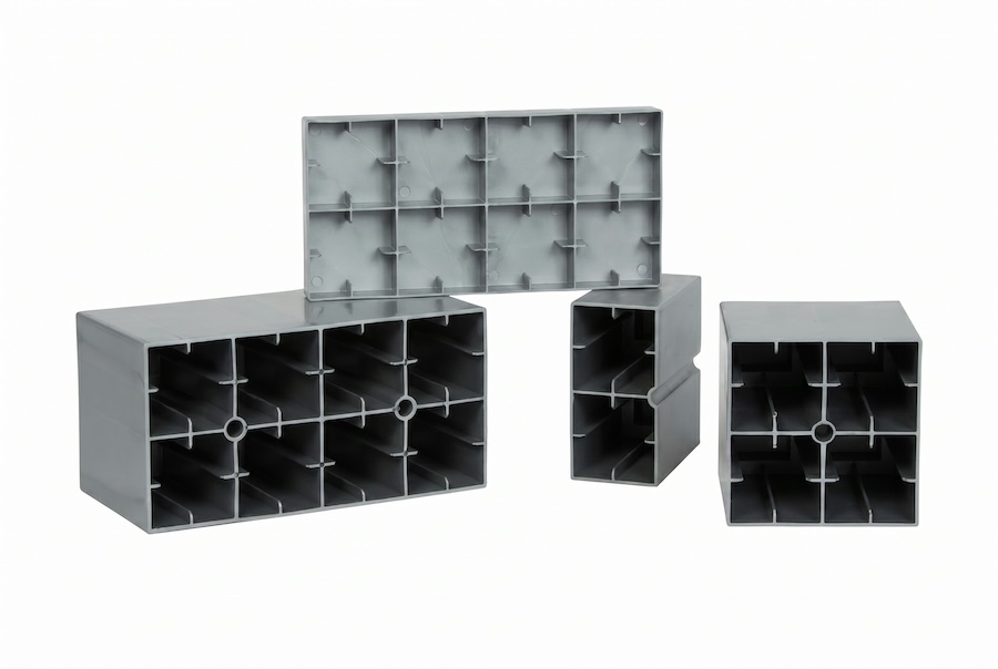 EverBlock underside structure that keeps the blocks sturdier and more durable 